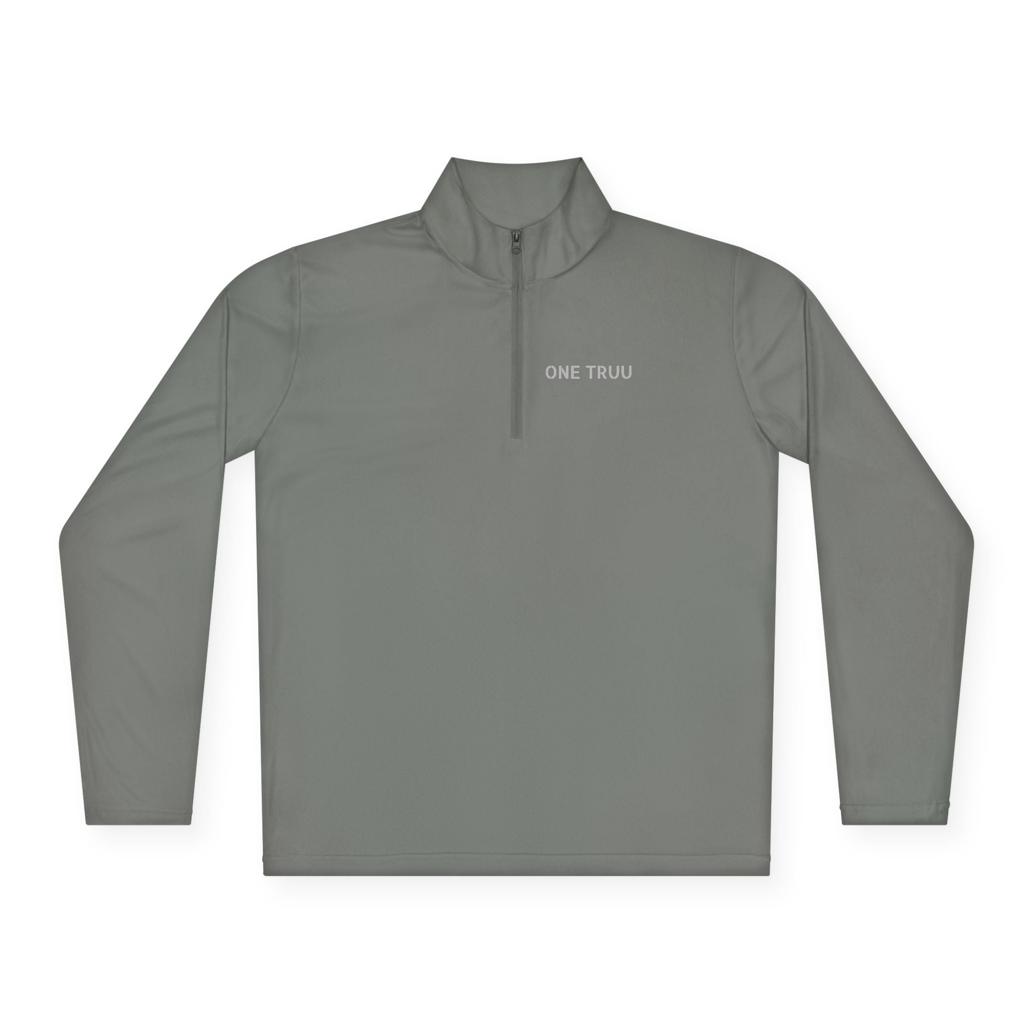 Unisex Quarter-Zip Pullover with 'ONE TRUU' - Cozy Lightweight Layer, Perfect for Sports, Casual Outings, Gifts, Everyday Wear