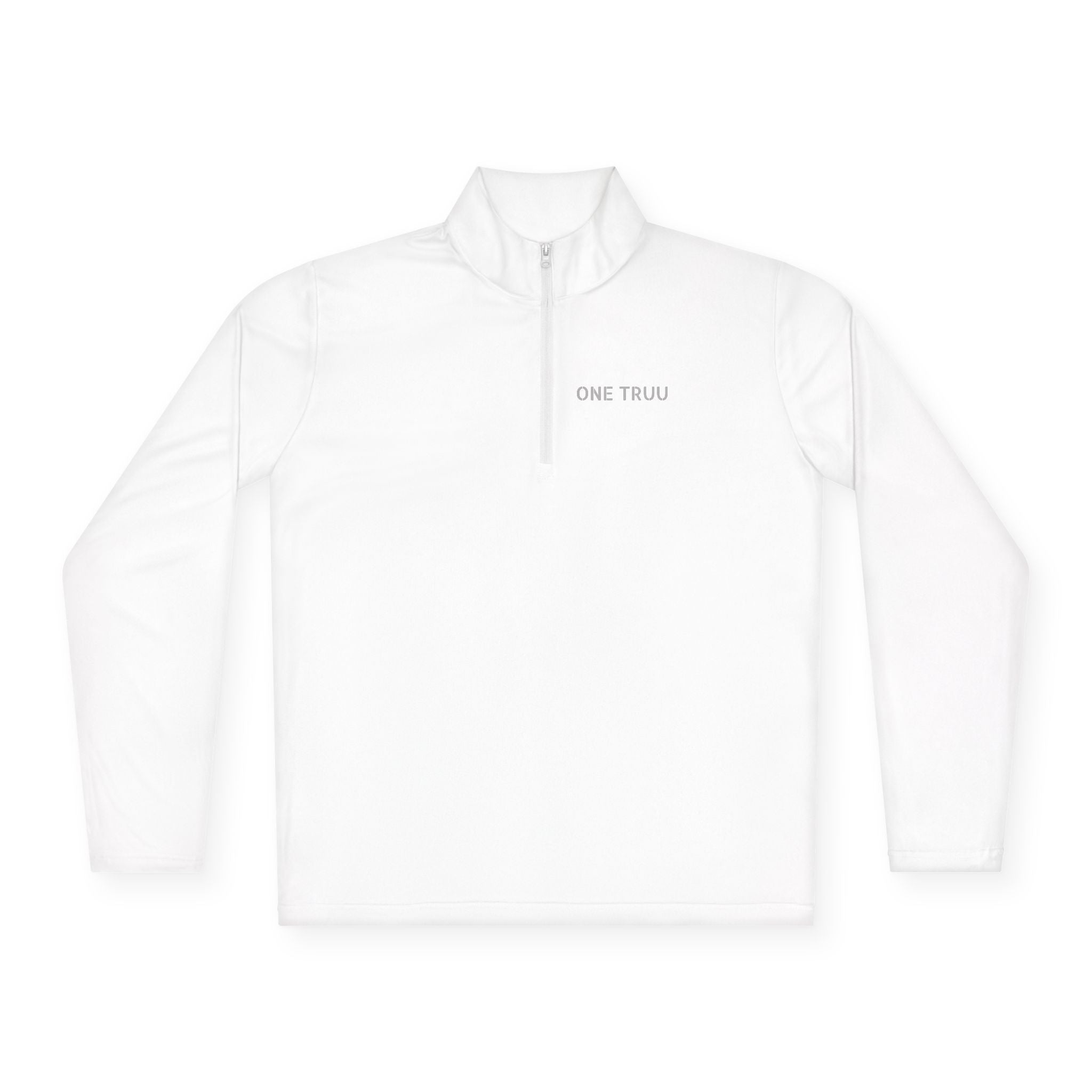Unisex Quarter-Zip Pullover with 'ONE TRUU' - Cozy Lightweight Layer, Perfect for Sports, Casual Outings, Gifts, Everyday Wear