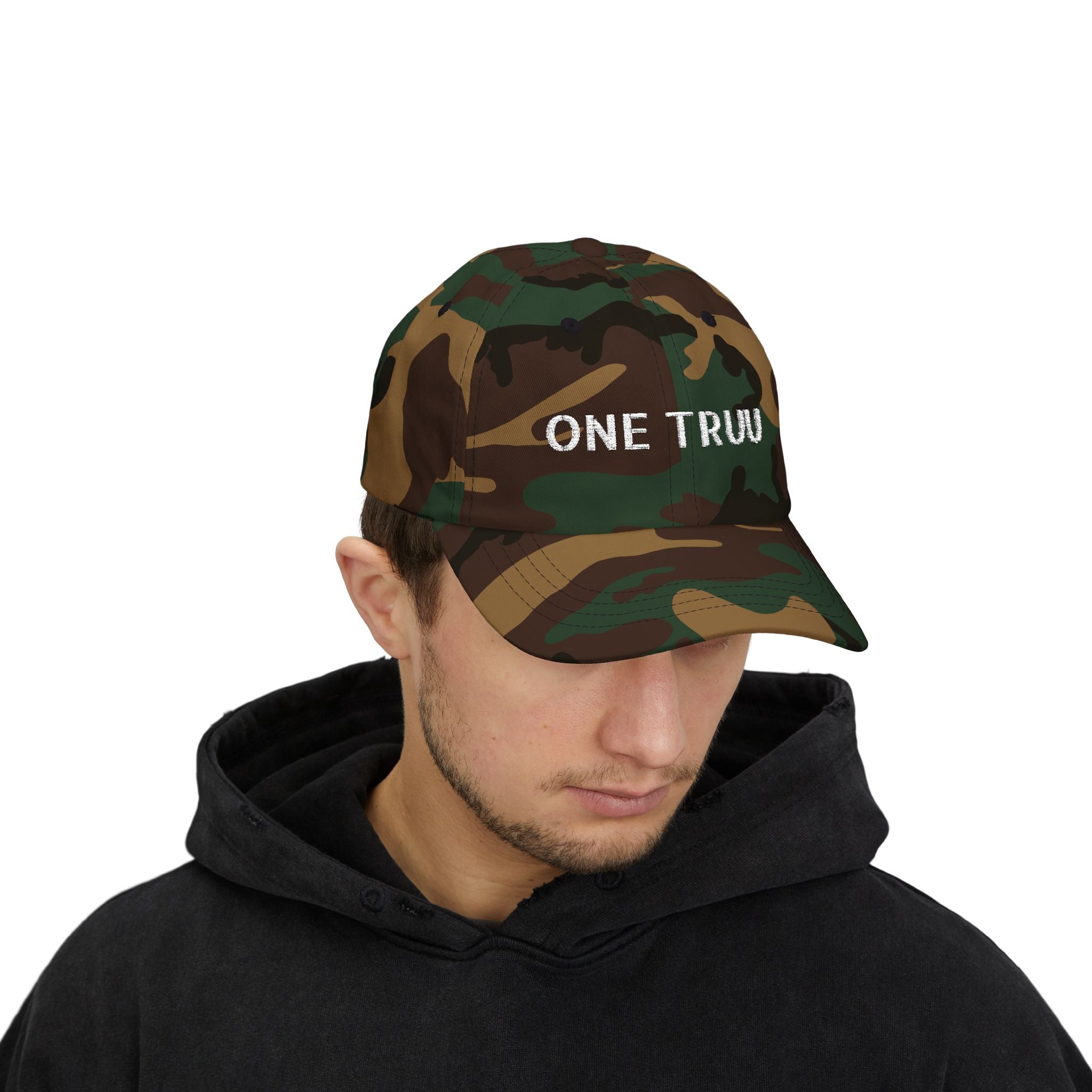 Camo One Truu Cap for Outdoor Adventures, Casual Wear, Gifts for Dad, Unisex Fashion