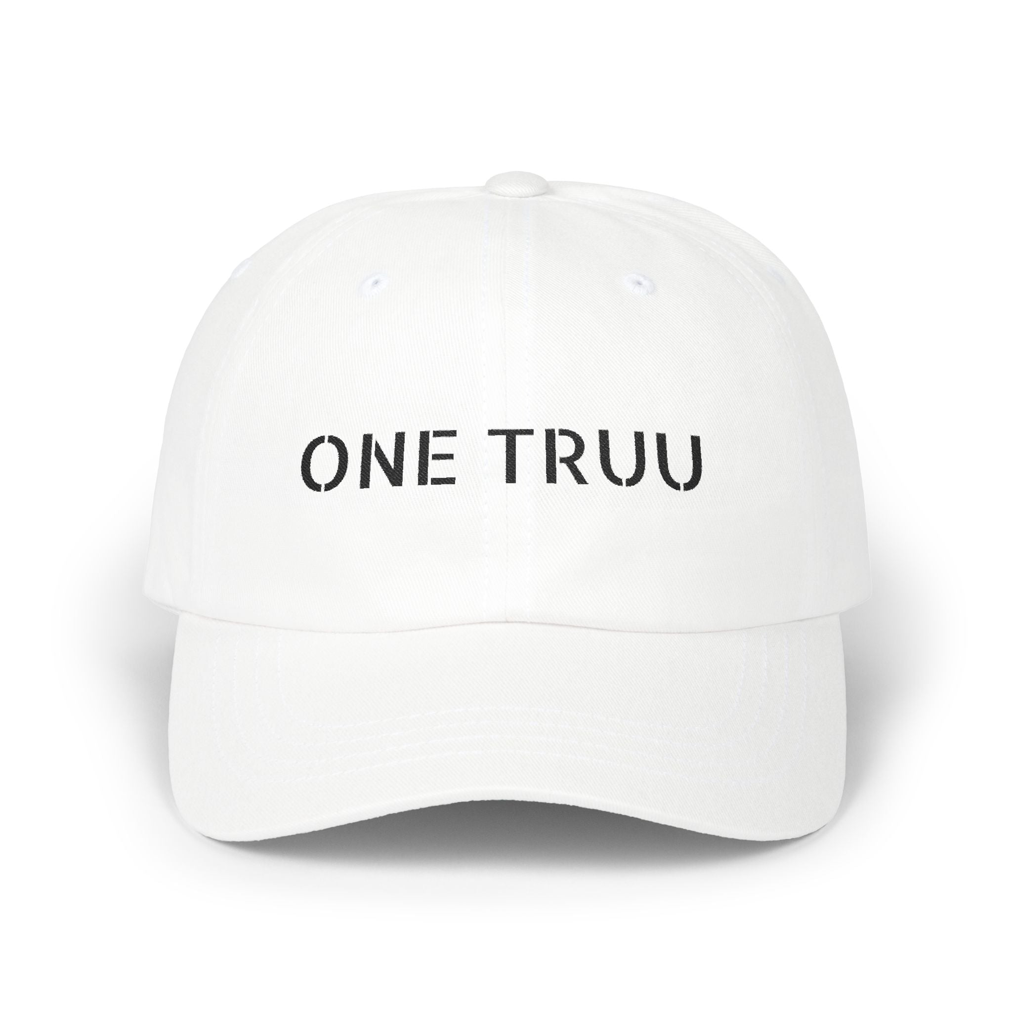 Classic ‘ONE TRUU' Embroidery, Unisex Cap, Casual Headwear